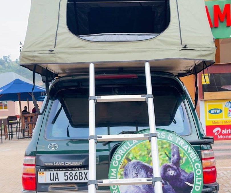 Car Rental with Rooftop Tent in Rwanda