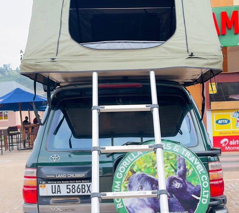Car Rental with Rooftop Tent in Rwanda