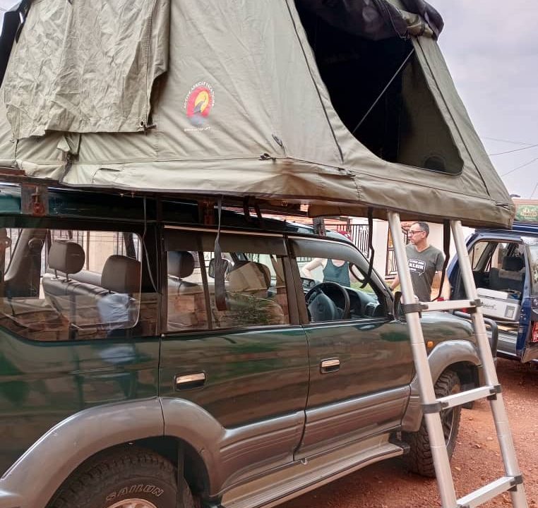 4WD Car Rental with Rooftop tent in Rwanda