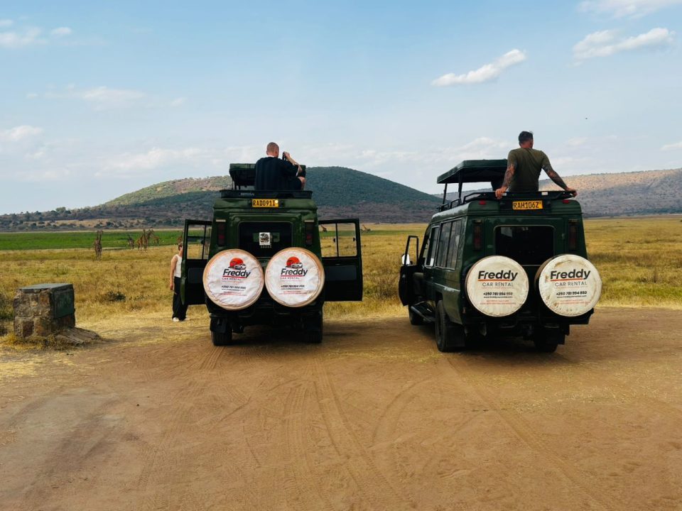 Looking for Akagera Safari Car Rental? Freddy Car Rental offers reliable 4x4 vehicles, Land Cruisers, Prados, and safari cars for self-drive or guided safaris in Akagera National Park.