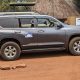 Self-drive rental SUV arranged for pickup at Kigali International Airport
