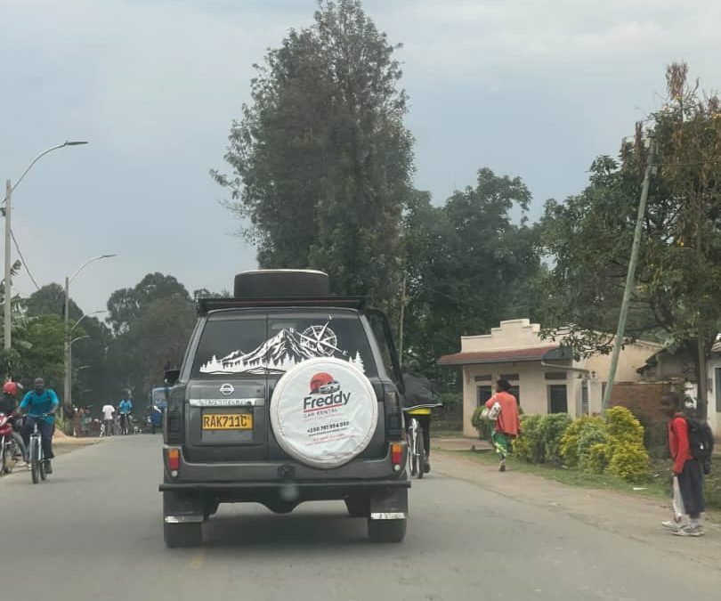 4x4 rental vehicle for an Akagera National Park road trip in Rwanda