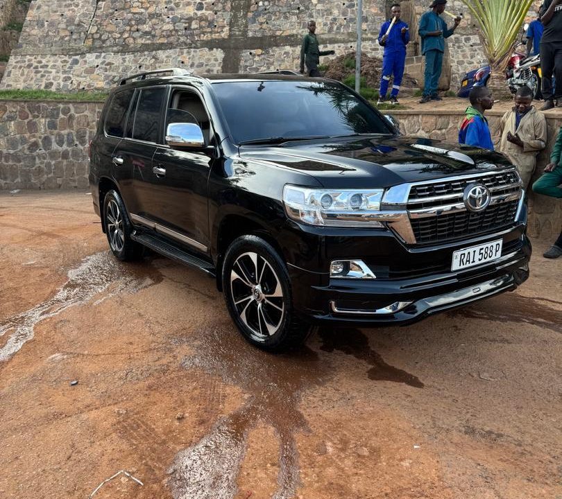 Car rental pickup at Kigali International Airport in Rwanda