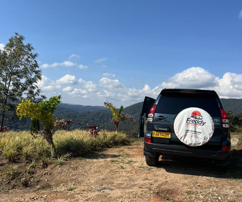 Toyota Land Cruiser 4x4 rental in Rwanda for safari travel